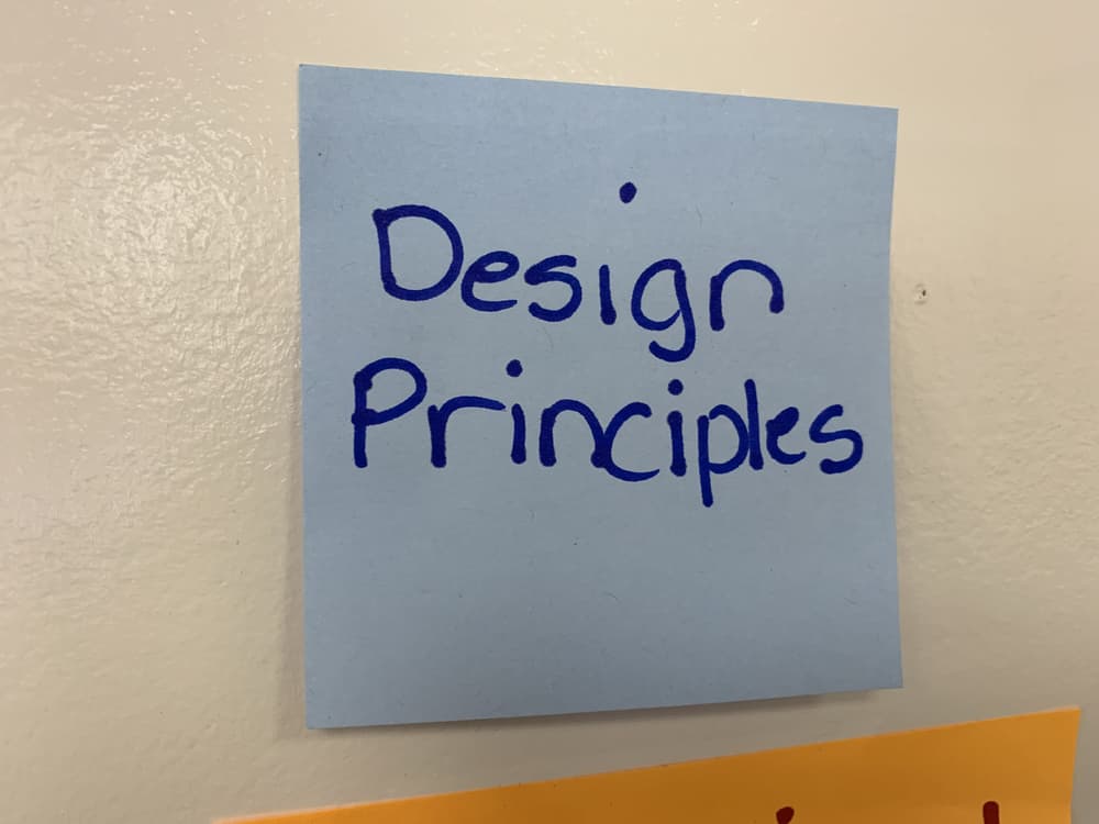 Our design principles